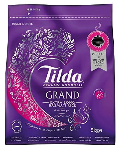 Tilda Grand Extra Long Basmati Rice 5kg