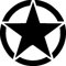 NetSpares Plott Aufkleber Army Star Special Edition Sticker Military Militär Stern
