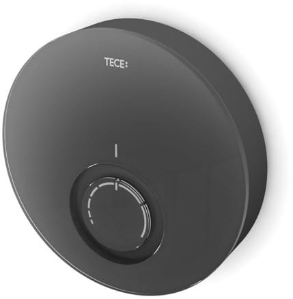 TECEfloor TECE Designthermostat-Blende DT Glas schwarz, Gehäuse schwarz 77400015