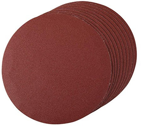 Silverline - 427660 - Disques abrasifs perforés auto-agrippant - Grain 120 - 180 mm - Pack de 10