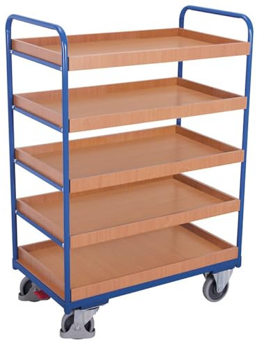 Etagenwagen hoch Traglast (kg): 250 Ladefläche: 815 x 455 mm RAL 5010 Enzianblau