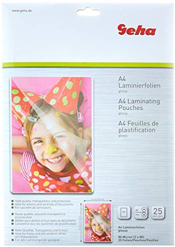 Pelikan Geha 93380 Laminierfolie 80 mic 25er Pack A4