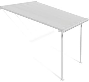 Palram Canopia Feria Terrassenüberdachung, weiß, 307 x 295 x 305 cm