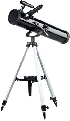 Zavarius Fernrohr Teleskop: Großes Spiegel-Teleskop 76/700 mit variablem Dreibein-Stativ (Fernrohr mit Stativ, Teleskopfernrohr, Kinder)