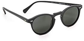 OLIVER PEOPLES Gregory Peck OV5217S - 1031P2 Semi Matte Black w/ Crystal Midnight Express Polarized Lens 47mm