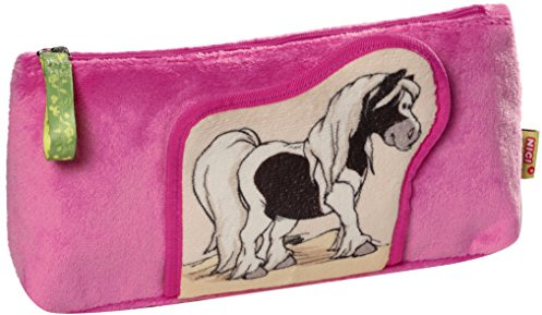 NICI 37135 - Mäppchen Pony Poonita, Plüsch, 22 x 10.5 x 4.5 cm