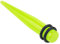 Piercingfaktor Piercing Ohrpiercing Bunt Dehnungsstab Dehnstab Taper Expander Ohr Stab Plug Glow in The Dark 8 mm Neongelb
