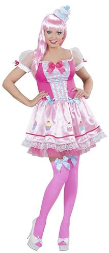 W WIDMANN MILANO Party Fashion - Kostüm Cupcake Mädchen, Kleid, Minihut, Karneval