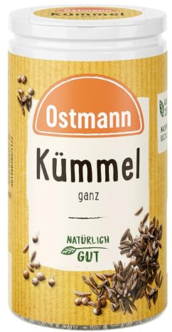 Ostmann Gewürze - Kümmel ganz | 35 g in der Streudose | Zum Würzen von Brot und Gebäck |