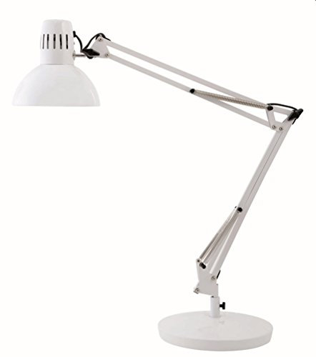 Alba Architect Desk Lamp, White (Archi BC)