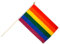 Stockflagge Regenbogen - 30 x 45 cm