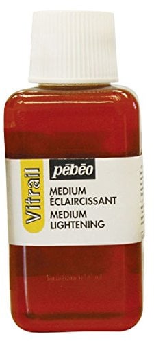Pebeo Medium Stained Glass Bottle 250 Ml Lightening