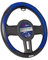 SPARCO Lenkradabdeckung S128 Blau und Schwarz aus PVC + Gummi