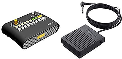 Korg KR Mini - 16 Pad Compact Rhythm Drum Machine with Built-in Speaker, Recording & Foot Switch Control