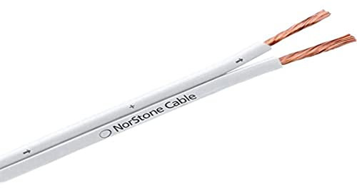 NorStone W250 Câble audio en cuivre 10 m Blanc