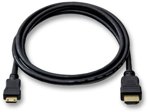 SvediTec HDMI Kabel passend für Canon EOS 1100D Digitalkamera - Mini C - vergoldete Kontakte - Länge 1,5m