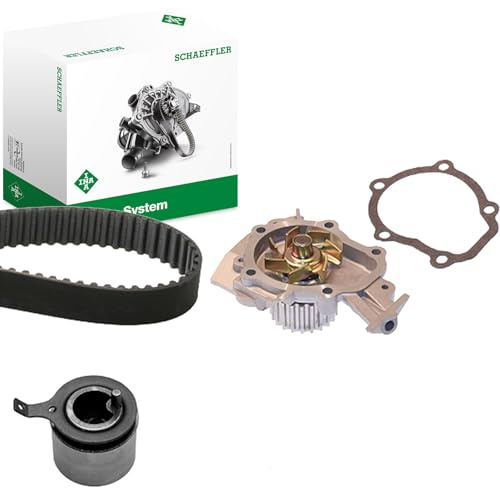 INA 530 0520 30 Wasserpumpe + Zahnriemensatz Zähnezahl: 22 28 mm mit Dichtung Kompatibel mit CHEVROLET MATIZ M200, M250, DAEWOO KALOS KLAS | 530 0520 30 für Daewoo Kalos Matiz Aveo Spark 1.0/1.2