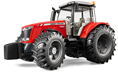 bruder 03046 - Massey Ferguson 7624-1:16 Bauernhof Landwirtschaft Traktor Trecker Schlepper Bulldog bworld Spielzeug Fahrzeug