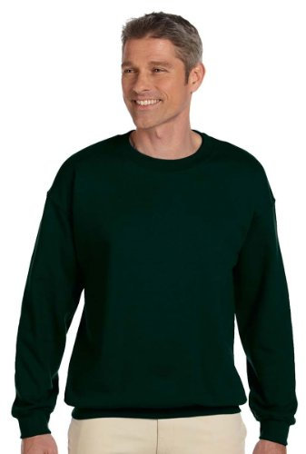 Hanes Herren-Sweatshirt aus Baumwolle, schwer, Rundhalsausschnitt, Grün - Deep Forest, XX-Large