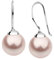 Nenalina Boucles d'oreilles avec perles synthétiques 10 mm rose 842403-192