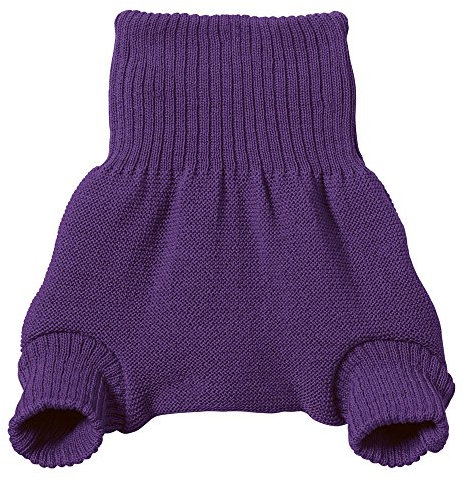 Disana Baby Wollwindelhose aus Merino-Schurwolle kbT in kräftigen Farben und 5 Größen (86/92, Pflaume)