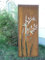 Zen Man Brise-vue/Pare-vue/Décoration de jardin en métal Rouille Accessoire de jardin