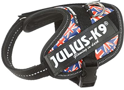 JULIUS-K9 IDC Powerharness, 2XS, no pull dog harness, British Colors