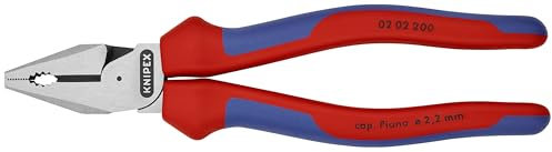 Knipex 02 02 200 - pliers (Lineman's, Steel, Plastic, Blue/Red)