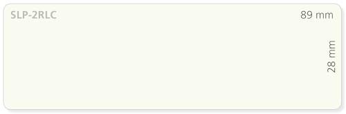 SII Seiko Instruments Adressetiketten transparent SLP-2RLC