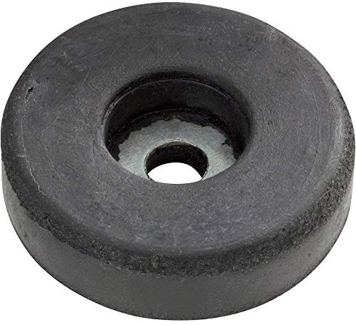 Adam Hall Hardware 4906 - 100er Set Gummifuß 38 x 10 mm schwarz im Beutel