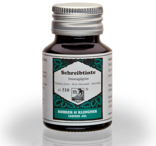 Rohrer & Klingner *Desde 1892* Tinta para estilográficas - Esmeralda - 50ml