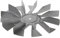Aeg Electrolux Firenzi John Lewis Moffat Zanussi Cooker Fan Motor Blade - Genuine part number 3581960980