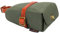 TOURBON Leinwand und Leder Strap Fahrrad Satteltasche Sitz Pack Tasche (Grün)