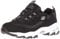Skechers Women's D'lites-biggest Fan Trainers, Biggest Fan Black, 6.5 UK