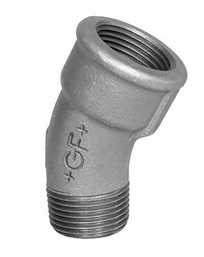 Georg Fischer +GF+ Temperguss Fitting, Verzinkt, NR. 50, 3/4 Bogen 30° I/A
