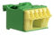 Hager quick connect PE-Klemmblock KN06E, Grün, Gelb, Small Single