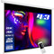 ESMART Professional MIMOTO Motor-Leinwand 240 cm Bild 203 x 152 cm (100) 4:3 | Programmierbare Fernbedienung | Heimkino elektrische Beamer Projektionsleinwand Motor Leinwand LCD LED TE