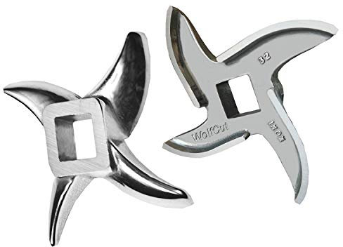 Wolfcut Inox Sichelmesser Kompatibel/Ersatz mit Fleischwolf Größe 32