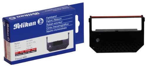 Pelikan Farbrolle Gruppe Nylon für Precisa 3000, 11 mm x 6 m, schwarz/rot