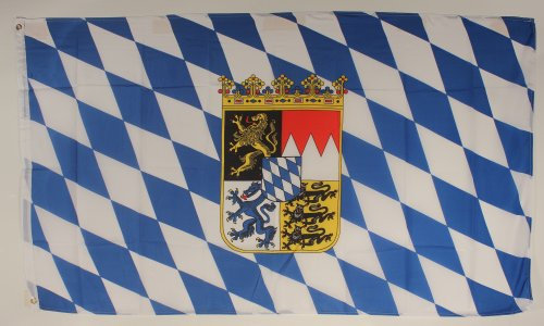 Wetterfeste Flagge Fahne : Bayern 90x60 cm
