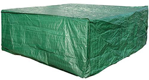 Royal Gardineer Loungegarnitur Abdeckung: XL-Gewebe-Abdeckplane für die komplette Garnitur, 250 x 80 x 210 cm (Abdeckung für Lounge Garnitur, Abdeckplane Lounge, Winterschutz)