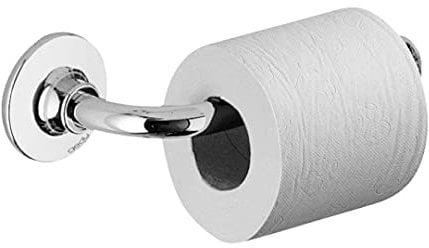 GEDY Arizona Portarotolo carta igienica cromo con biadesivo, Misure: 6,5X19,5X8,9 CM & 0,085 KG, Porta carta igienica in acciaio inox, Fissabile con biadesivo, Design R&S Gedy, 2 anni di garanzia