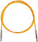 KnitPro Nadelseil Orange, 80cm Strickkabel, Nylon, 55 x 0.3 x 0.3 cm