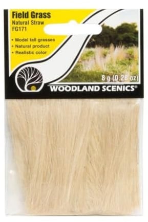 F171 WOODLAND SCENICS FIELD GRASS NATURAL STRAW