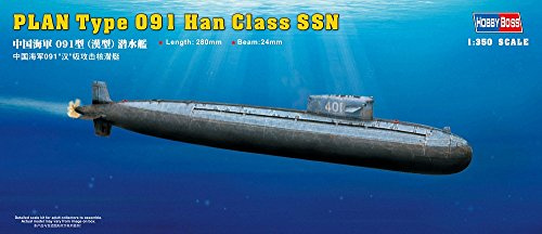 Hobby Boss 83512 Modellbausatz PLAN Type 091 Han Class Submarine