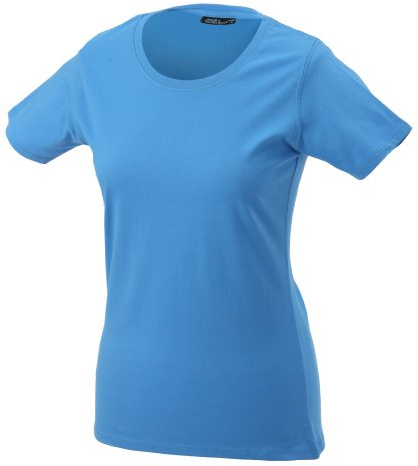 James & Nicholson Damen T-Shirt Basic X-Large aqua