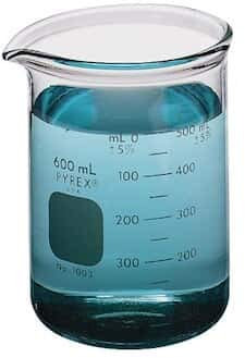 Pyrex 1003-600 Brand 1003 Griffin Heavy-Duty Beaker, 600 mL, 6/pk