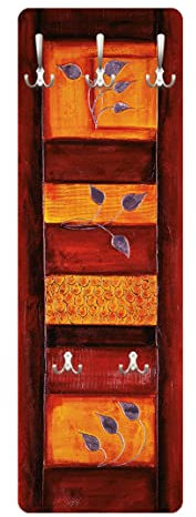 Bilderwelten Garderobe - Memory - Rot, Größe HxB:119cm x 39cm