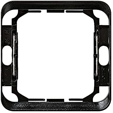 Simon 75907-39 placa de pared y cubierta de interruptor Negro