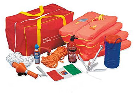 Borsa kit di dotazione di sicurezza, arancio 6 miglia, giub 100 (028693)